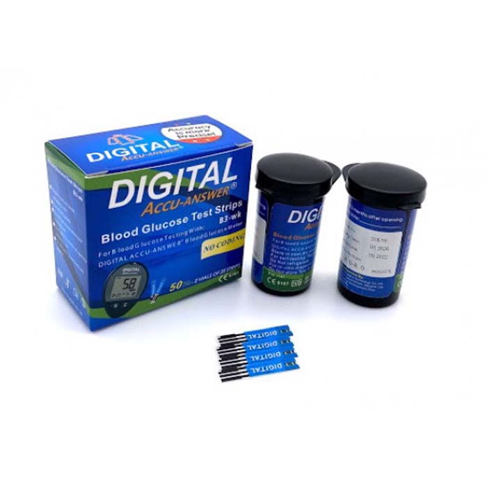 Digital Accu Answer Glucose Meter Test Strip