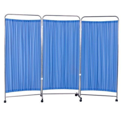 Hospital Patient Bed Side Partition Screen Stand