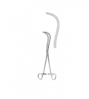 Kidney Pedicle Clamp (Hilbro) 10″