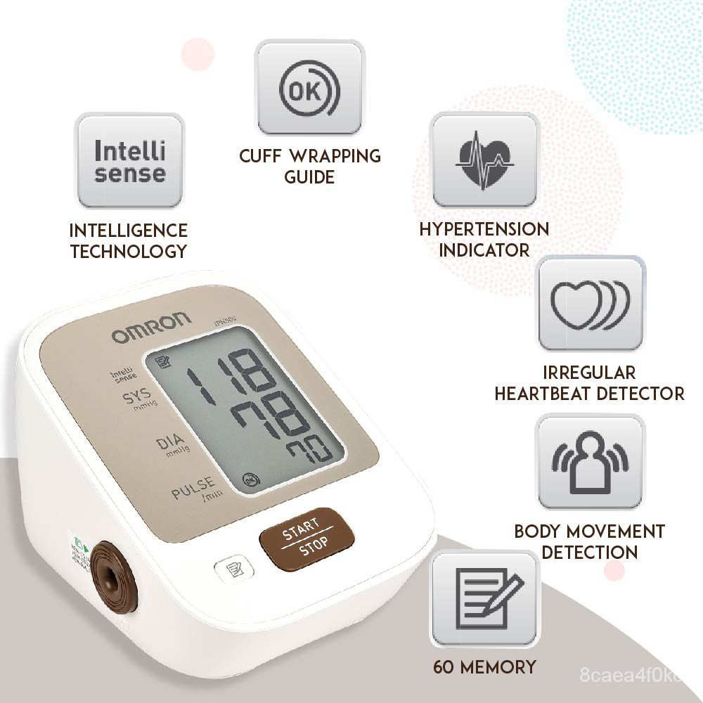 OMRON JPN500 Automatic Blood Pressure Monitor HEM-7123
