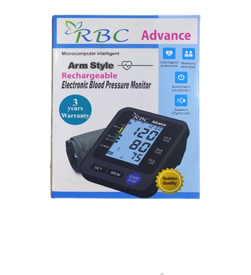 RBC Advance Rechargeable electronic blood pressure Monitor